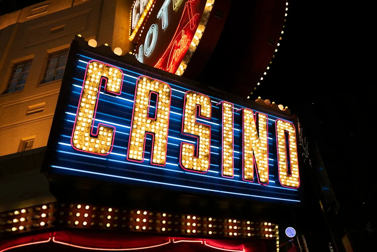 Svetlobni napis casino